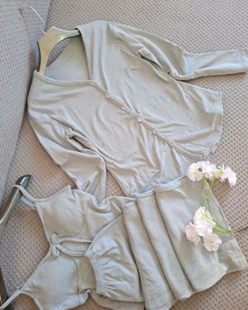 Ensemble Pyjamas 3 pièces - Douceur et Style – Image 3