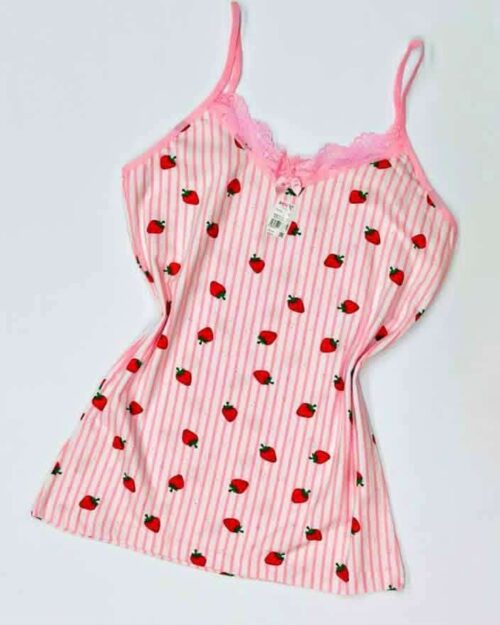 Ensemble Pyjama Fraise & Rayures – Image 2