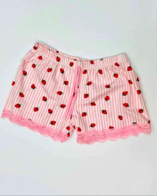 Ensemble Pyjama Fraise & Rayures – Image 3