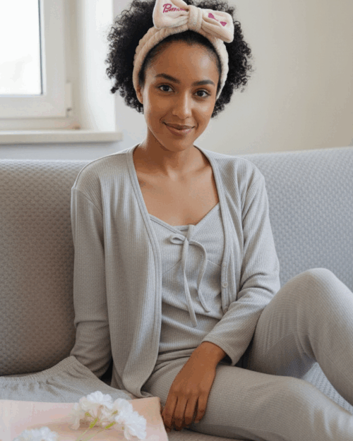 Ensemble Pyjamas 3 pièces - Douceur et Style – Image 2