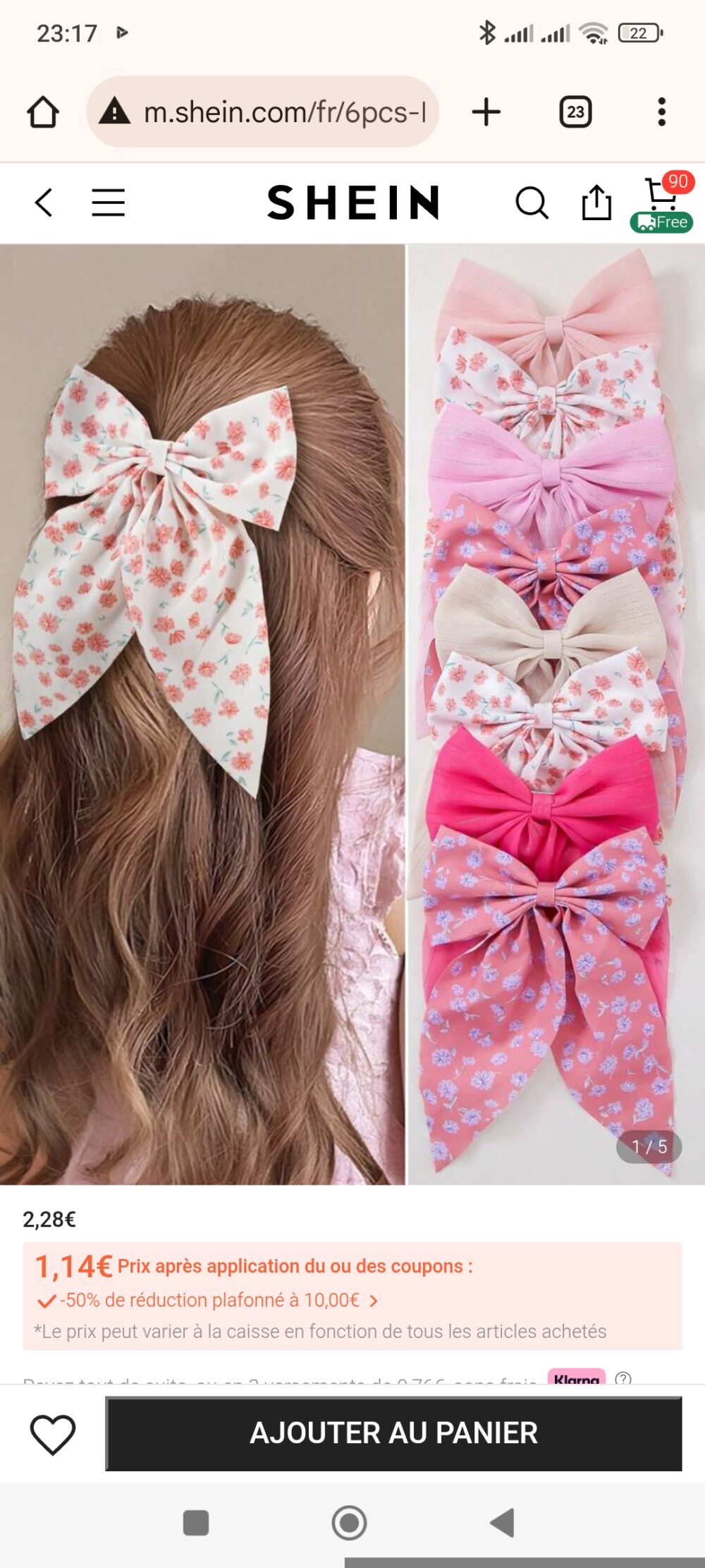 Commande Shein - 61f57f