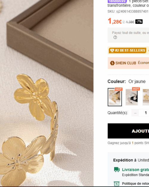 Commande Shein - 8e3468