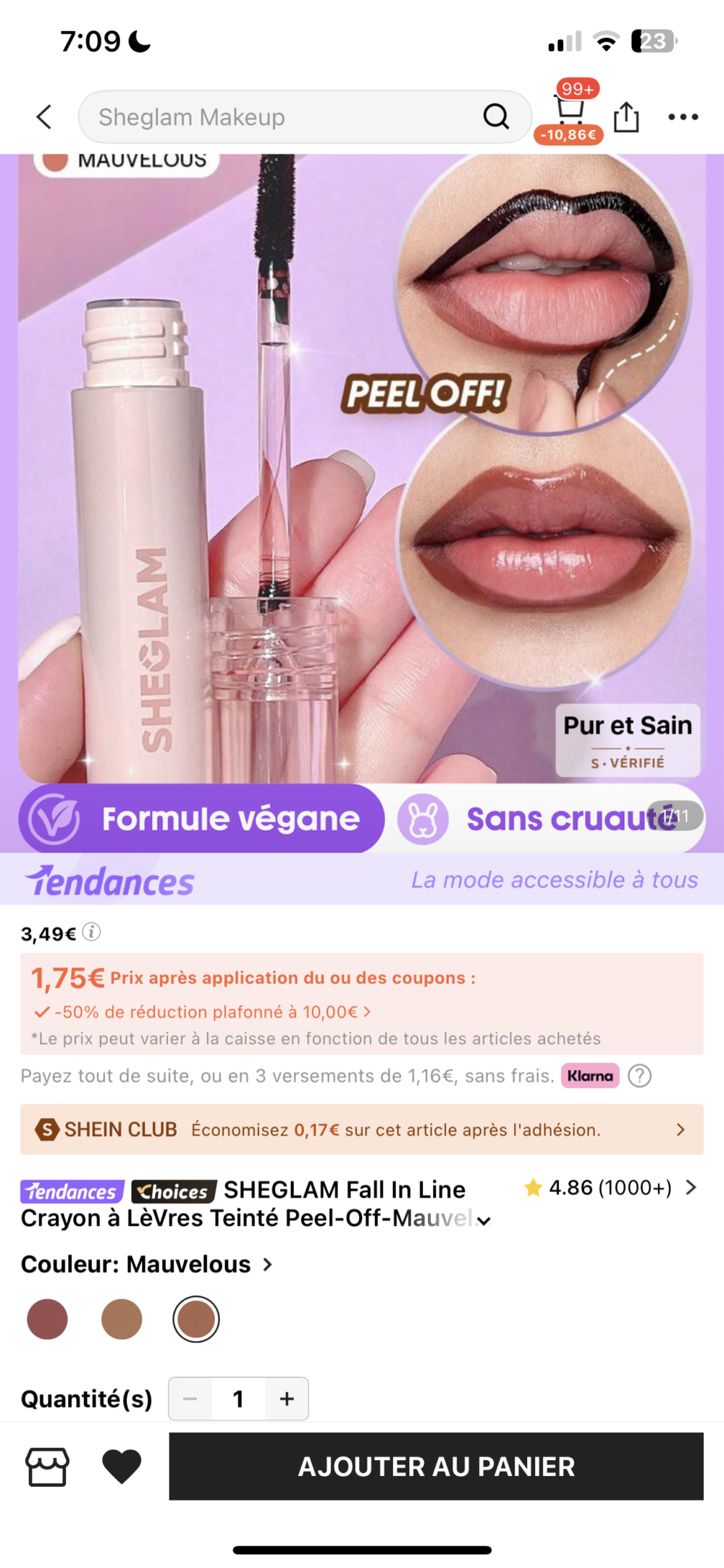 Commande Shein - 9db9e7