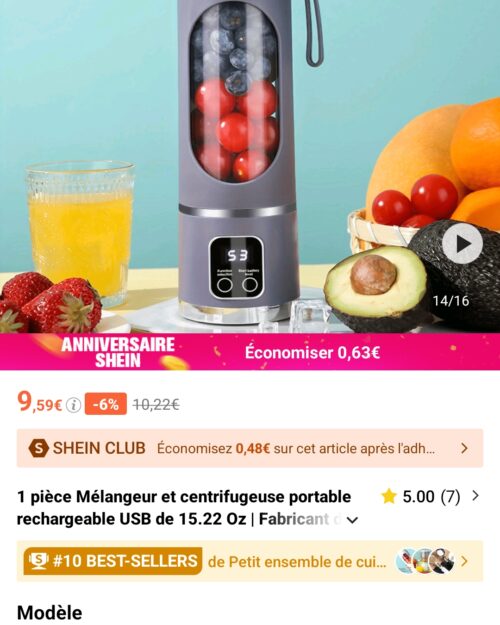 Commande Shein - 8e0116