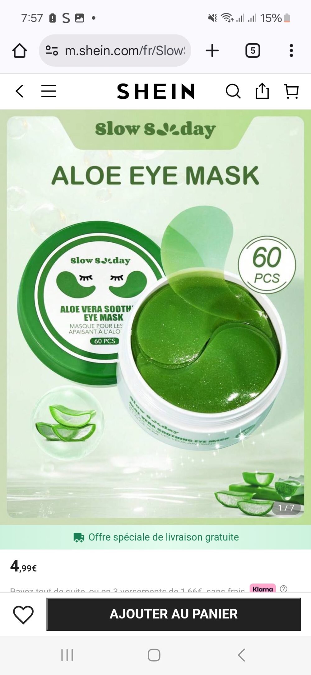 Commande Shein - 70557f